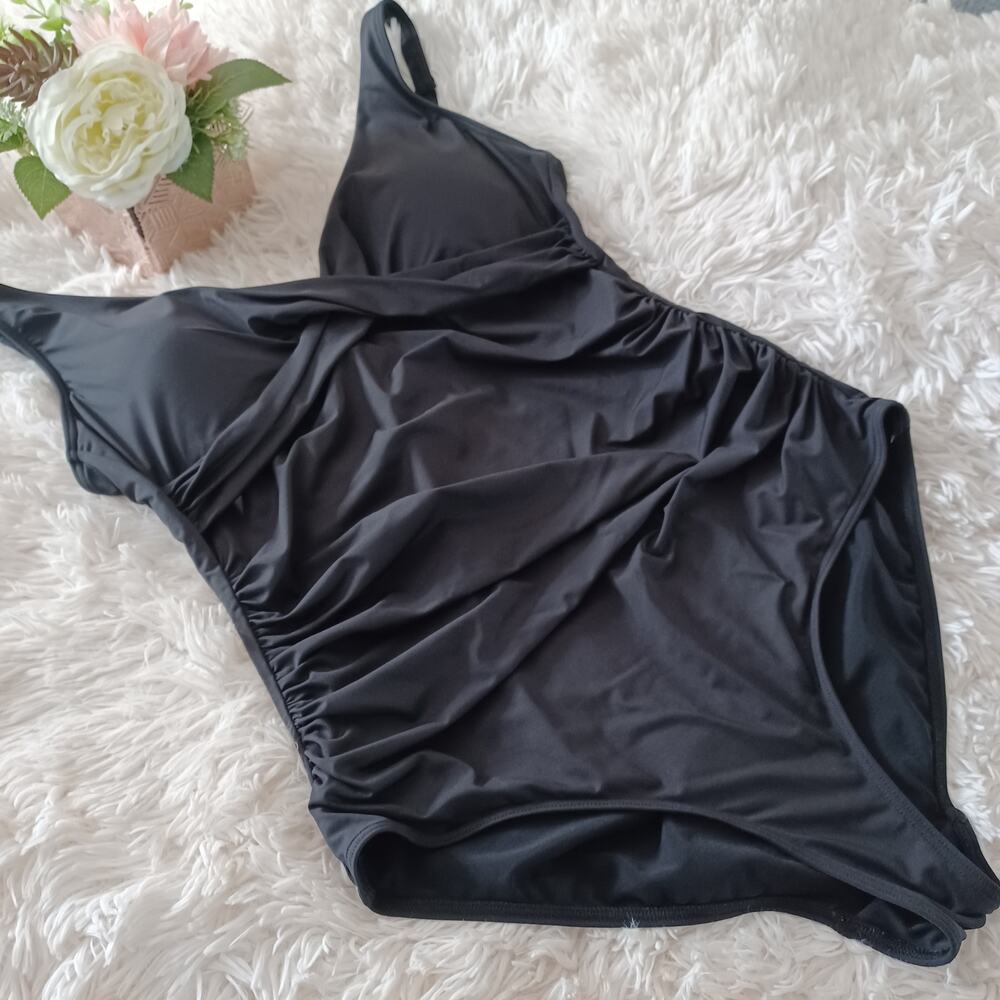 Sea Level Swin Austrialia Eco Essentials Cross Front Tummy Control One Piece 12
